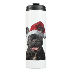 French Bulldog Christmas Thermosbeker