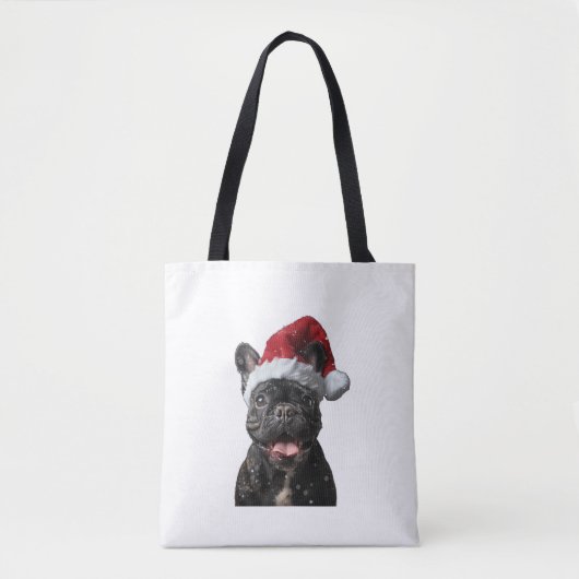 French Bulldog Christmas Tote Bag (Voorkant)