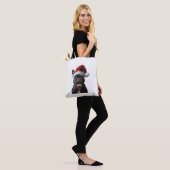 French Bulldog Christmas Tote Bag (Op model)