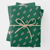 French Bulldog Christmas Wrapping Paper (In situ)