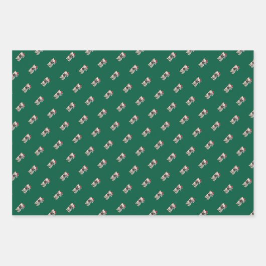 French Bulldog Christmas Wrapping Paper (Voorkant)