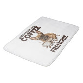 French Bulldog Coffee Frenchie Dog Badmat (Gekanteld)
