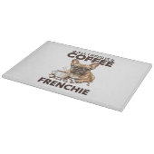French Bulldog Coffee Frenchie Dog Snijplank (Hoek)