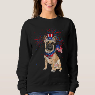 French Bulldog Costume American Flag 4th Of July F Trui