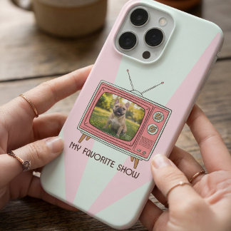 French Bulldog Custom Photo - My Favorite Show iPhone 16 Pro Hoesje