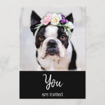 *~* French Bulldog Cute Frenchie Event Invitation
