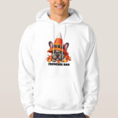 French Bulldog Cute Halloween Candy Costume Hoodie (Voorkant)