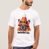 French Bulldog Cute Halloween Candy Costume T-shirt (Voorkant)
