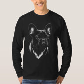 French Bulldog Dad Black Frenchie Gift T-shirt (Voorkant)