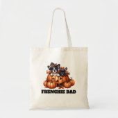 French Bulldog Dad Halloween Pumpkins Tote Bag (Voorkant)