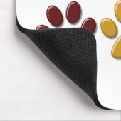 FRENCH BULLDOG Dad Paw Print 1 Muismat (Hoek)
