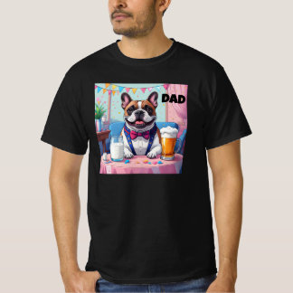 French Bulldog Dad Vatertag T-shirt