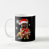 French Bulldog Dog Christmas Light Pajama Pet Xmas Koffiemok (Links)