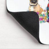 French Bulldog Dog Christmas Lights Cute Pet Match Muismat (Hoek)