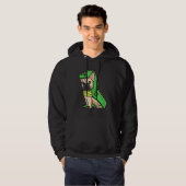 French Bulldog Dog In Crocodile Costume Hoodie (Voorkant volledig)