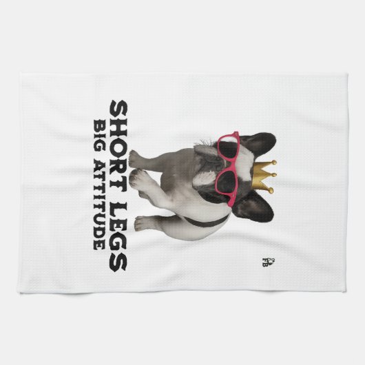 French Bulldog Dog Lovers Theedoek (Horizontaal)