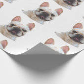 French Bulldog dog wrapping paper Cadeaupapier (Hoek)