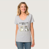 French bulldog duo , All I need is T-shirt (Voorkant volledig)
