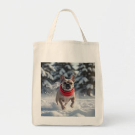 French Bulldog Elegant Grocery Tote Bag