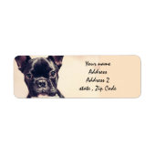 French Bulldog Etiket (Voorkant)