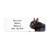 French Bulldog Etiket (Voorkant)