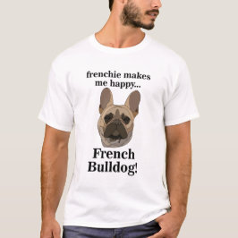 French Bulldog Face Dog Lover T-shirt