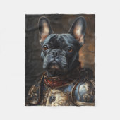 French Bulldog Fleece Blanket (Voorkant)