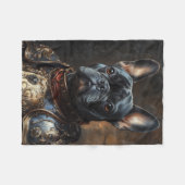 French Bulldog Fleece Blanket Deken (Voorkant (Horizontaal))