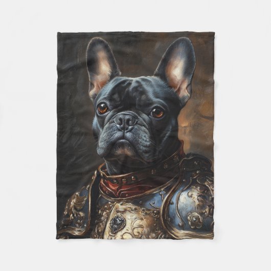 French Bulldog Fleece Blanket Deken (Voorkant)