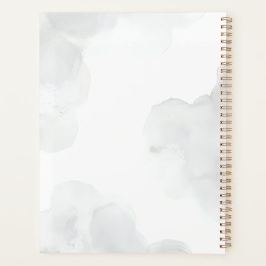 French Bulldog Floral Planner (Achterkant)