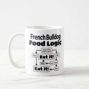 French Bulldog Food Logic Koffiemok