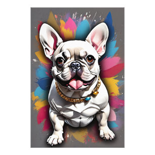French Bulldog Foto Afdruk