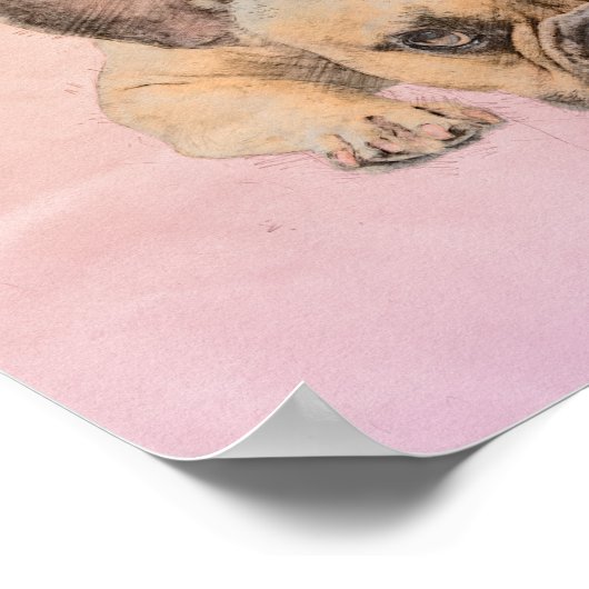 French Bulldog - Frenchie Dog Poster (Hoek)