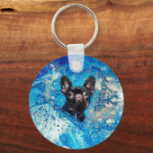 French Bulldog - Frenchie Dog Sleutelhanger (Voorkant)