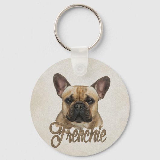 French Bulldog - Frenchie Dog Sleutelhanger (Voorkant)