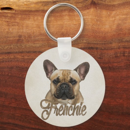 French Bulldog - Frenchie Dog Sleutelhanger (Voorkant)