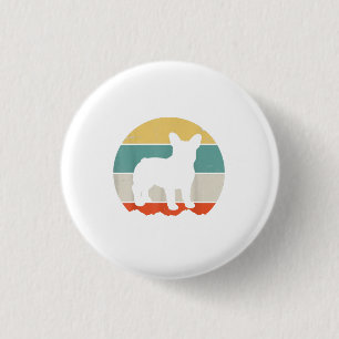 French Bulldog Frenchie Mama Women Dog Lover Gift Ronde Button 3,2 Cm