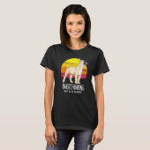 French Bulldog Frenchie Sunset  81 T-shirt (Voorkant volledig)