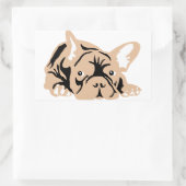 French Bulldog Gifts Rechthoekige Sticker (Tas)