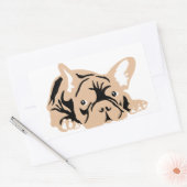 French Bulldog Gifts Rechthoekige Sticker (Envelop)