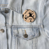 French Bulldog Gifts Ronde Button 5,7 Cm (In situ)