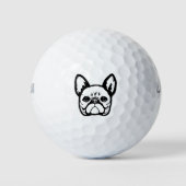 French Bulldog Golfballen (Voorkant)