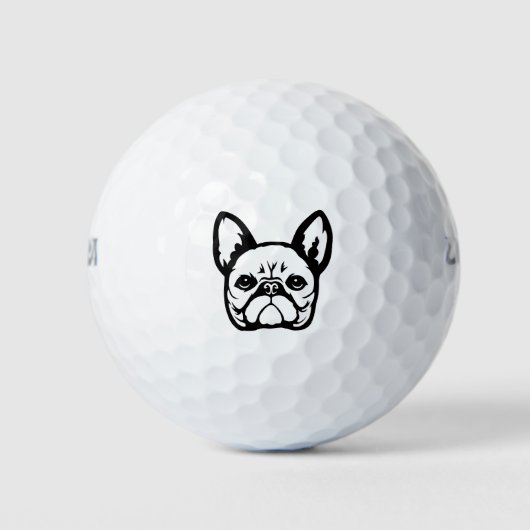 French Bulldog Golfballen (Voorkant)