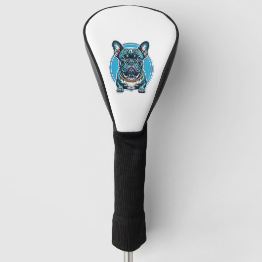French Bulldog Golfheadcover (Voorkant)
