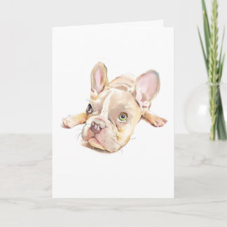 French Bulldog Greeting Card, Dog Mom Gift, Kaart