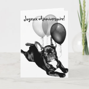 French Bulldog Greeting Card Kaart