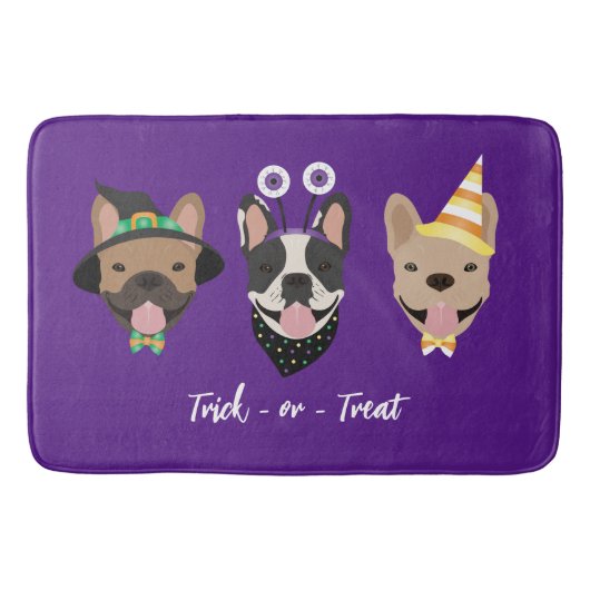 French Bulldog Halloween Costumes Badmat (Voorkant)
