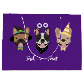 French Bulldog Halloween Costumes Groot Cadeauzakje (Achterkant)