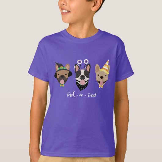 French Bulldog Halloween Costumes T-shirt (Voorkant)