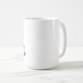 French Bulldog Handwritten Illustration  CoffeeMug Koffiemok (Voorkant rechts)